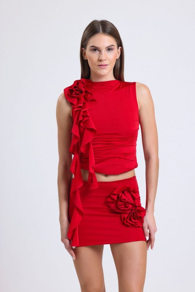 MONTEGNES FLUVİALES SKİRT [RED]