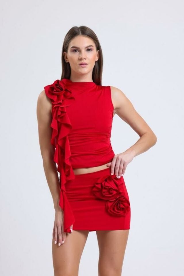 MONTEGNES FLUVİALES SKİRT [RED]