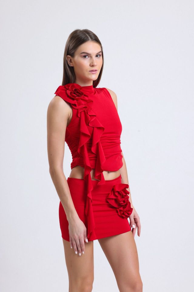 MOGTEGNES FLUVİALES TOP [RED]