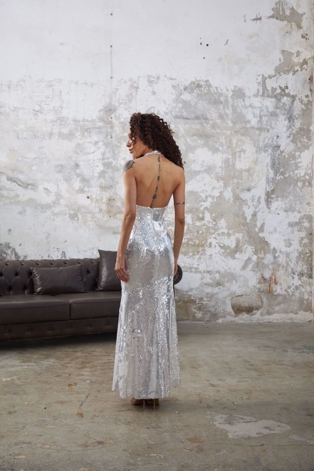 Silver Glamour Dress
